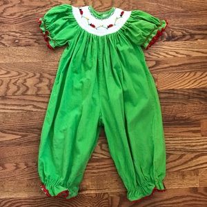 Lady bug one piece jumper